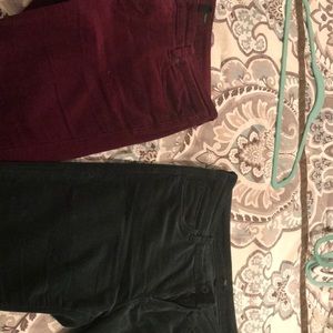 Corduroy skinny pants